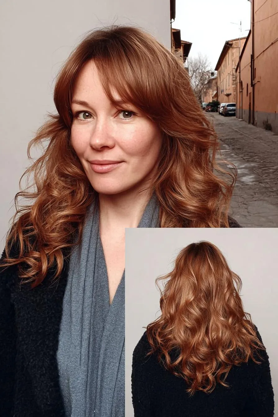 Copper Waves Cascading Gracefully