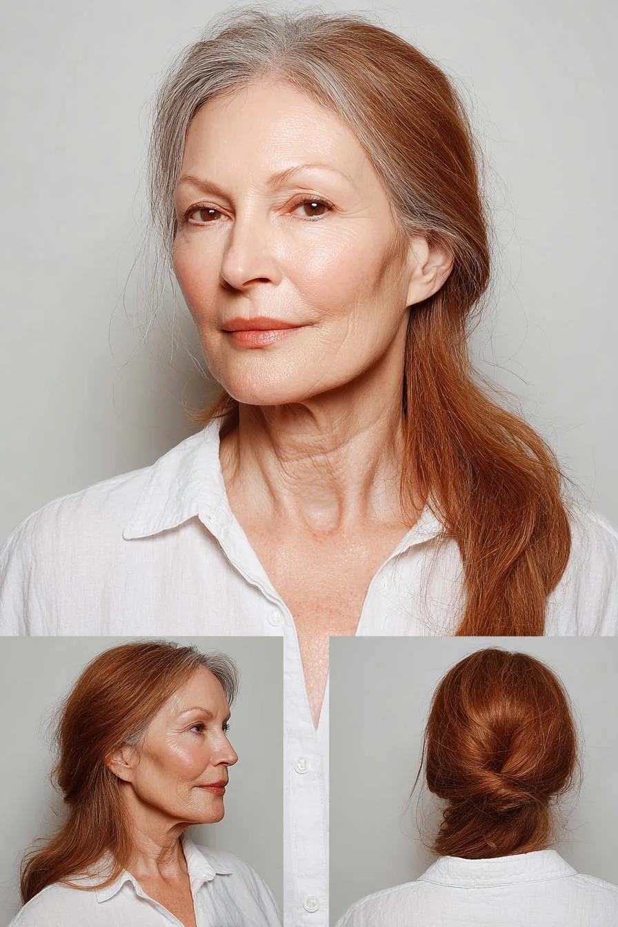 Elegant Side Bun Style