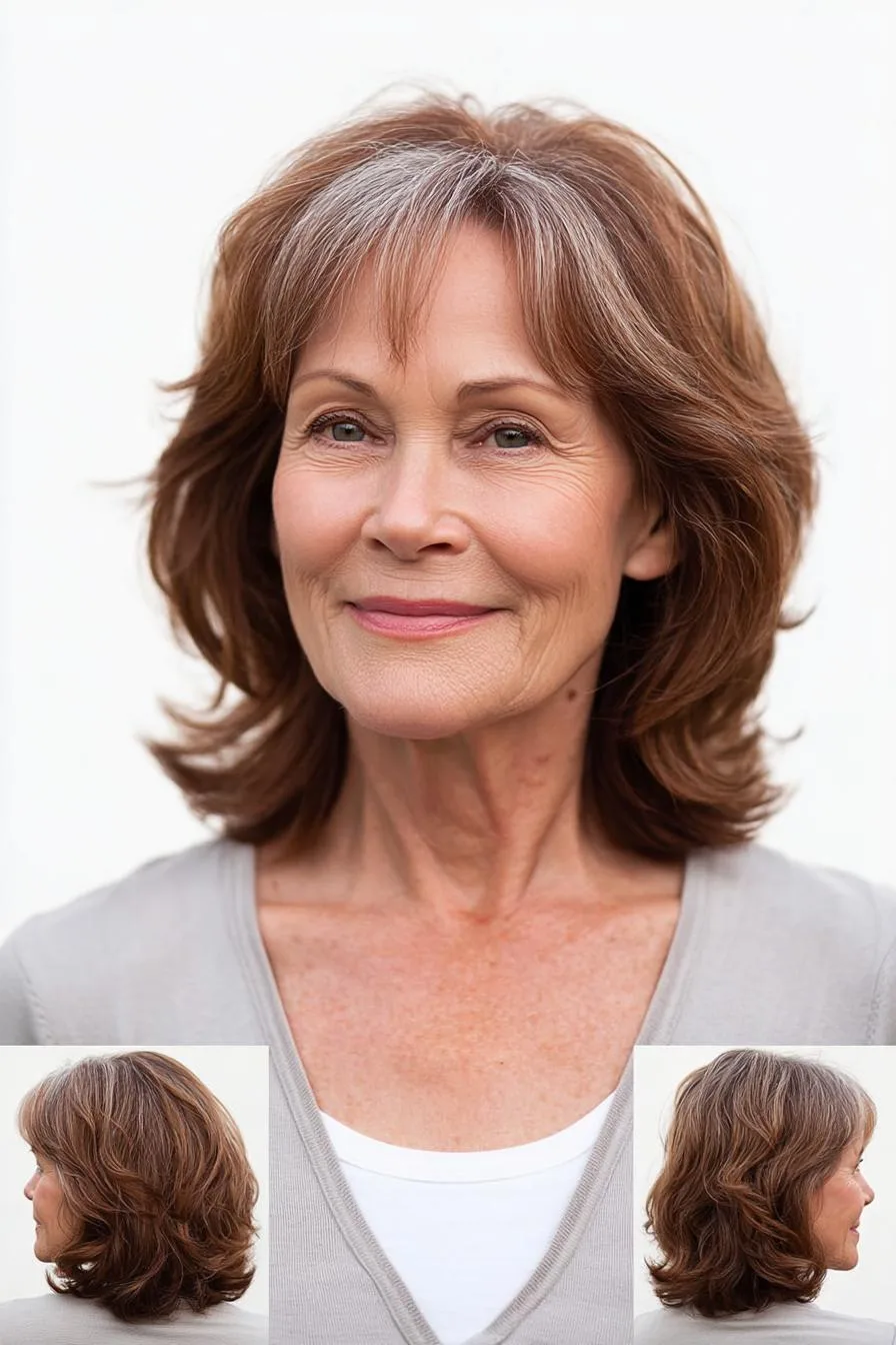 Feathered Elegance in Layers