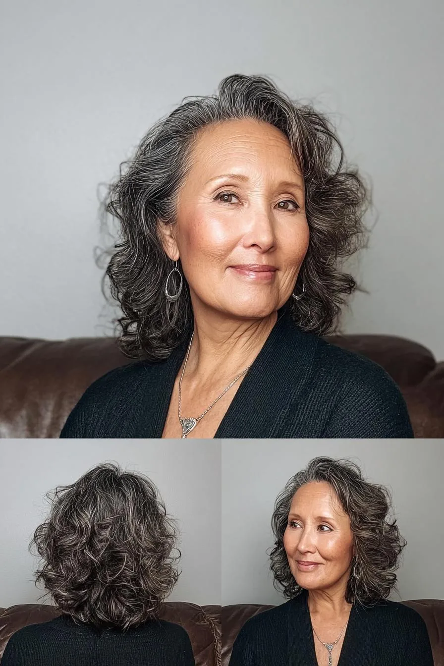 Graceful Curls and Elegance