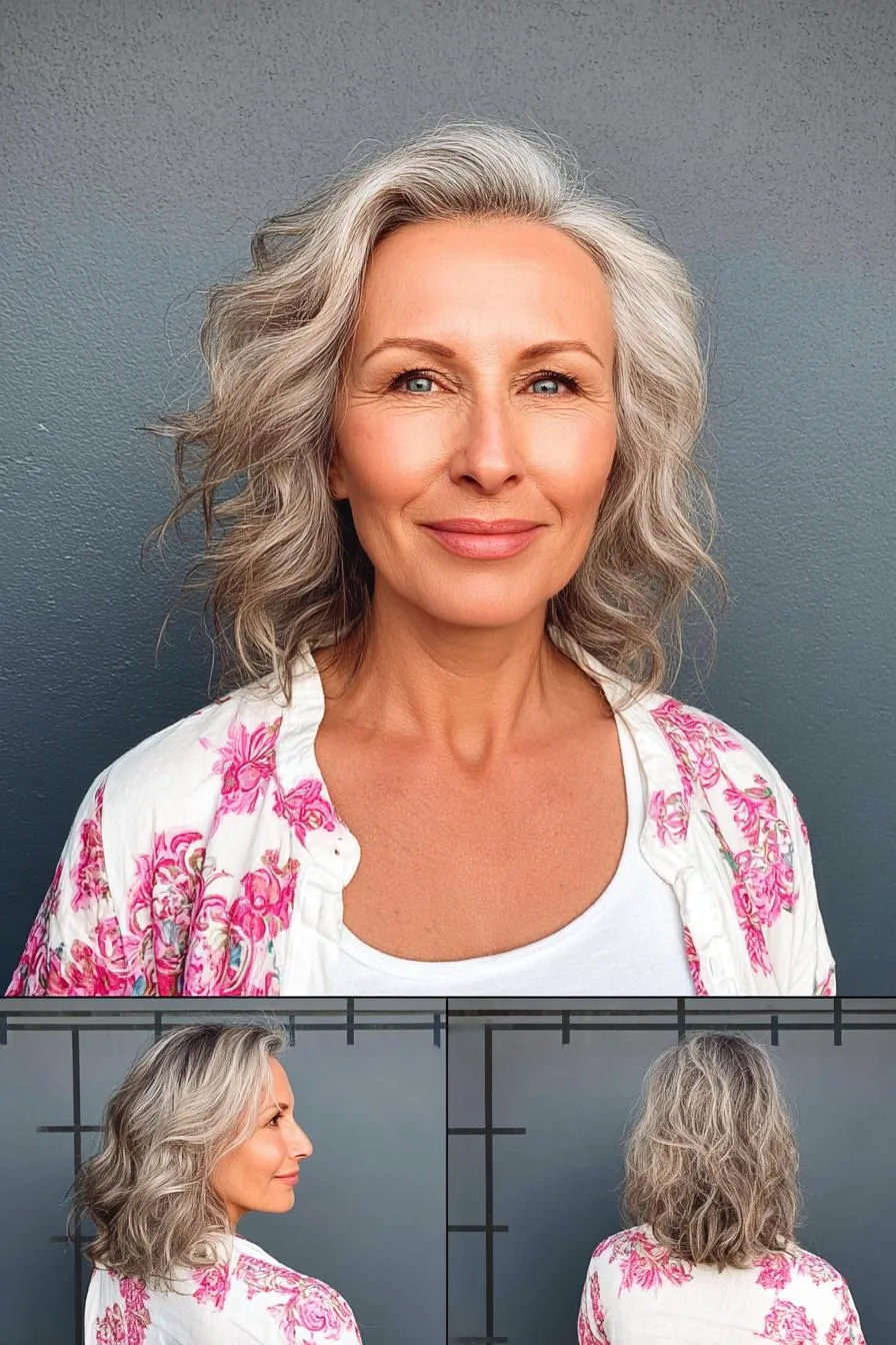 Graceful Gray Waves Flow