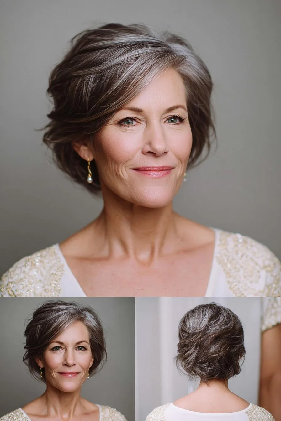 Layered Bob with Highlights