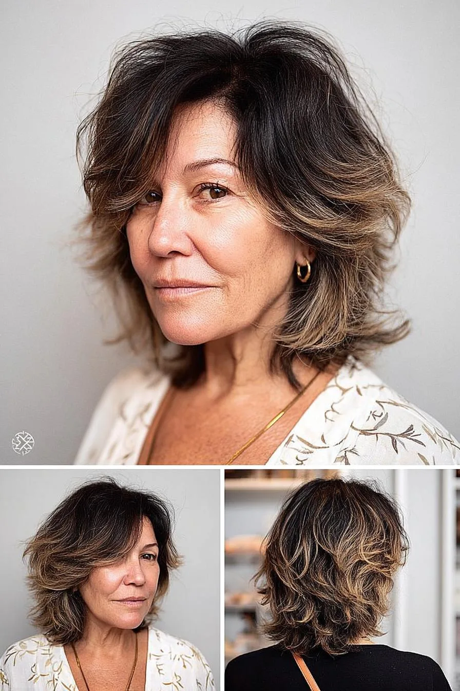 Layered Elegance with Highlights