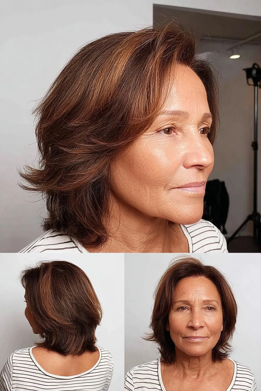 Layered Hair Glow