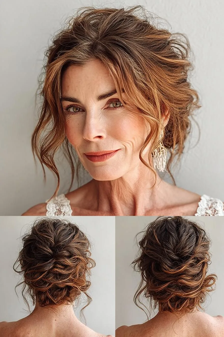 Romantic Voluminous Updo Elegance