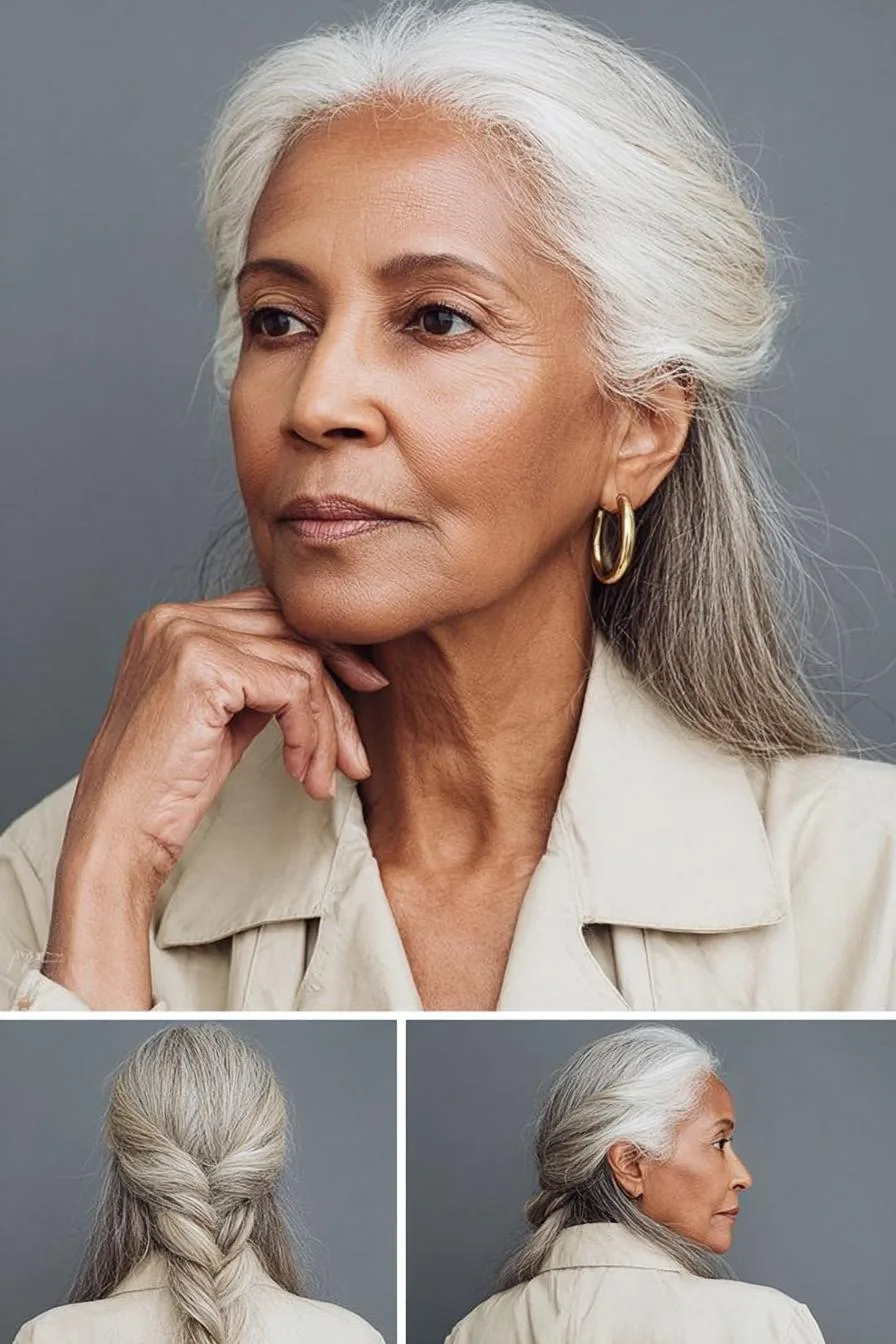 Silver Gracefully Twisted Elegance