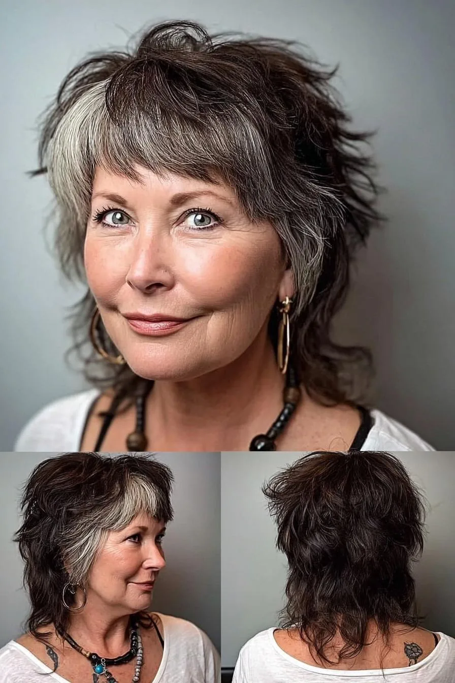 Silver Shaggy Layers Bliss