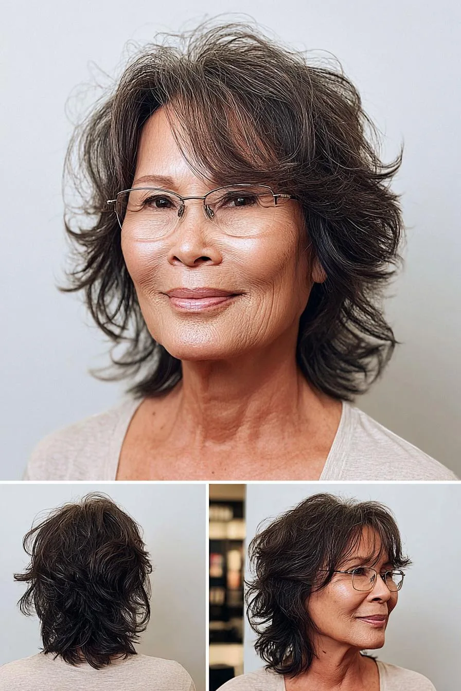 Soft Waves Framing Beauty