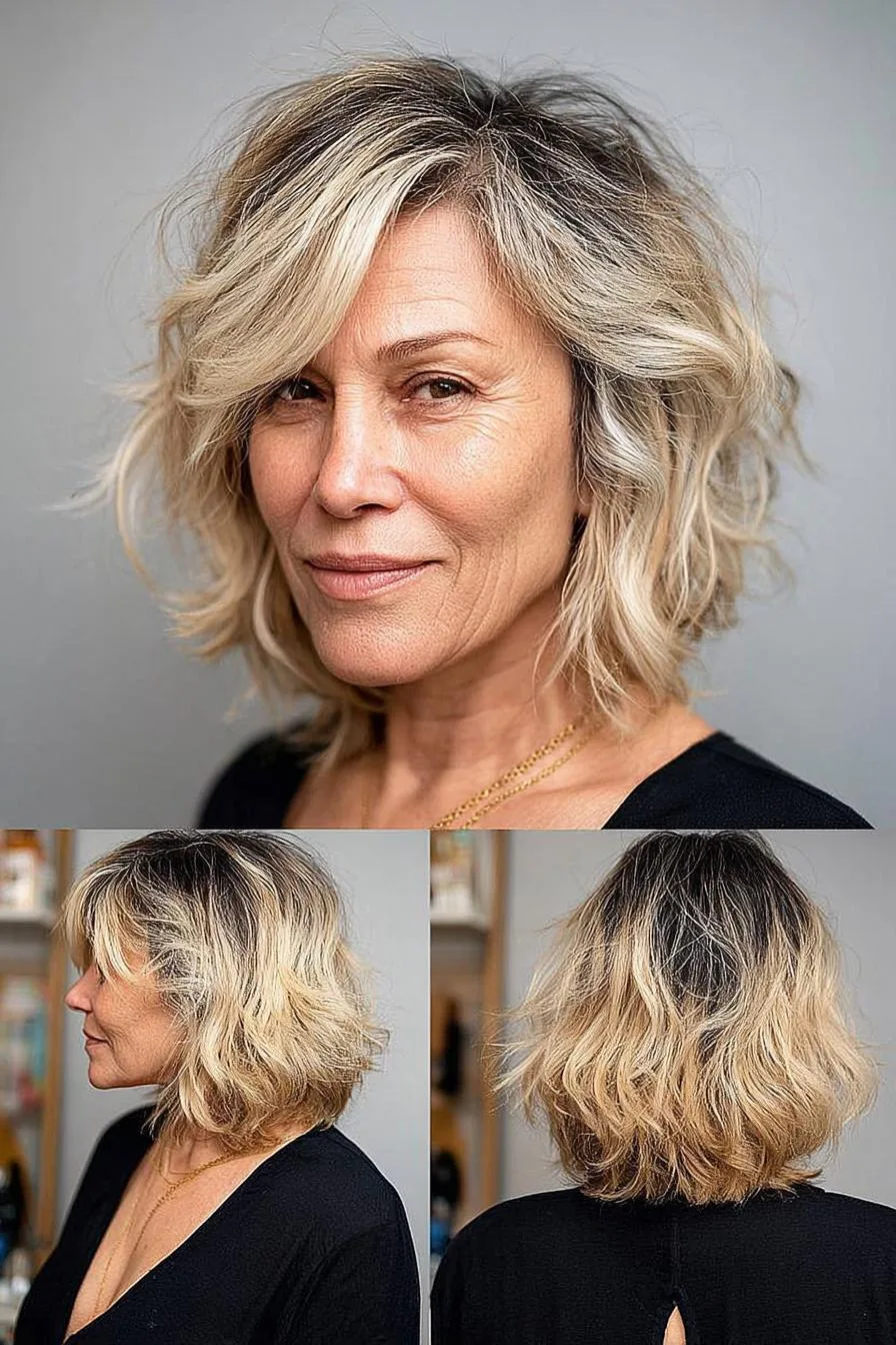 Sun-Kissed Wavy Layers