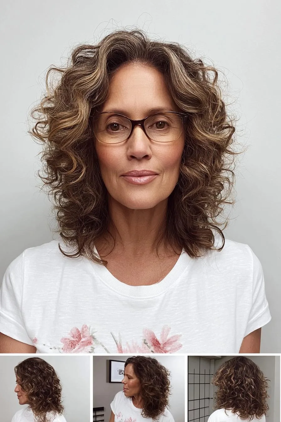 Sunlit Curls and Layers