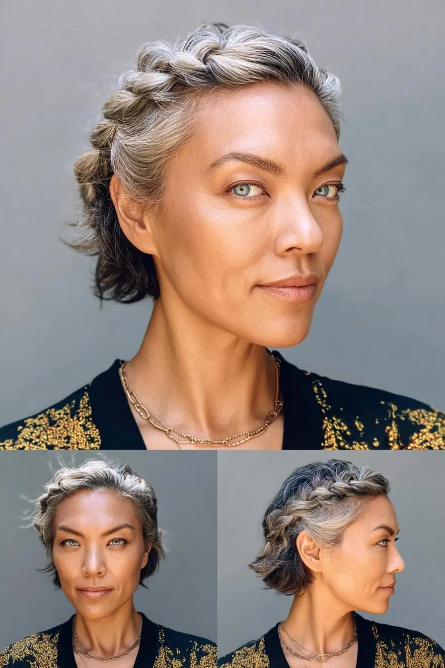 Textured Layers and Braided Beauty