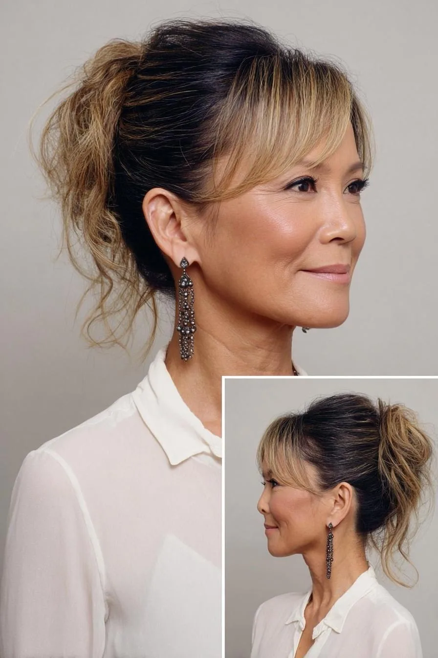Textured Ponytail with Layers