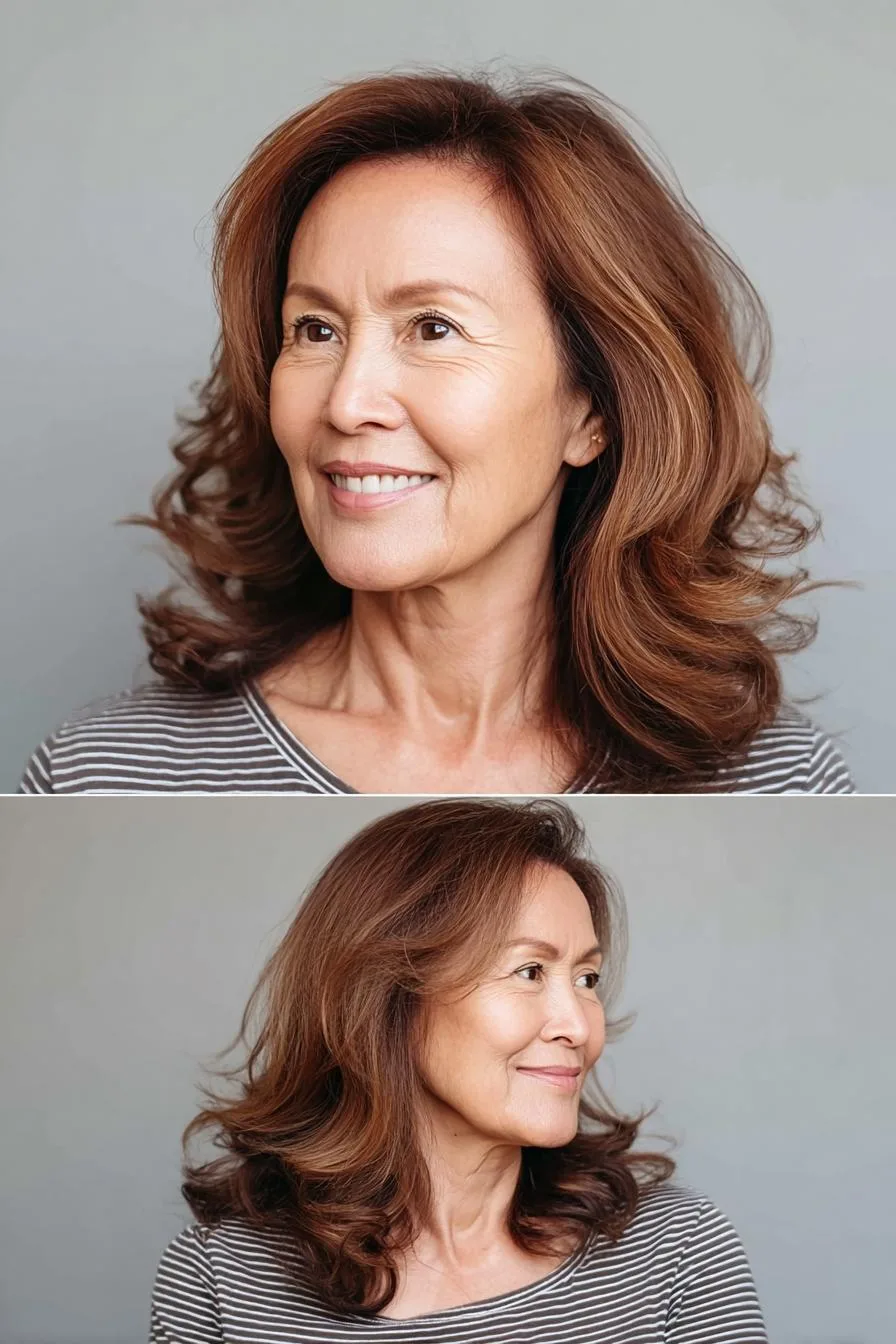 Timeless Flowing Hair Beauty