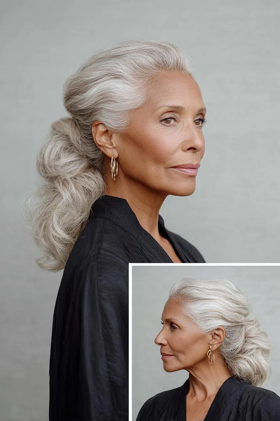 Timeless Silver Waves Elegance