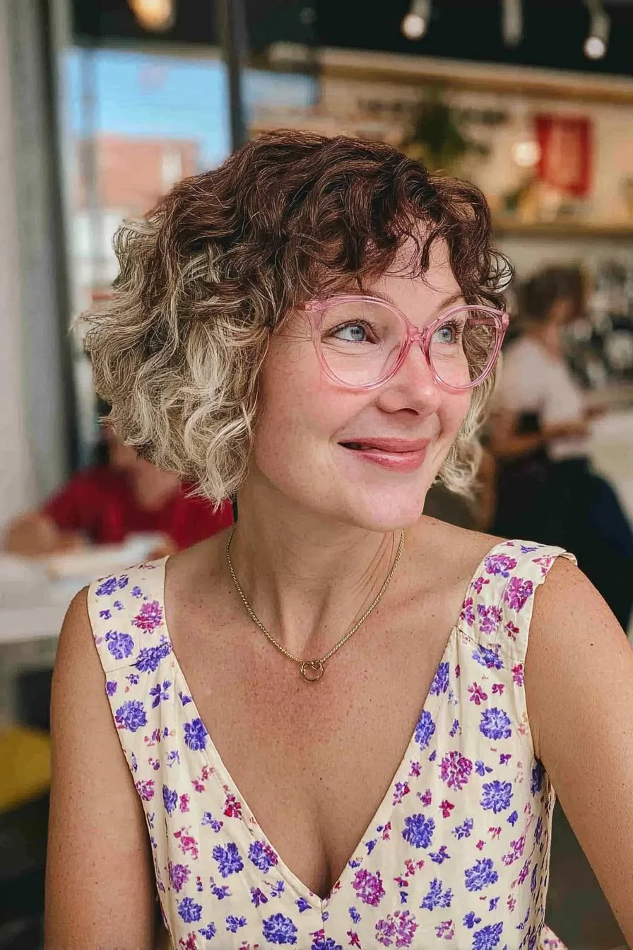 Blonde Highlights Confidence Radiates