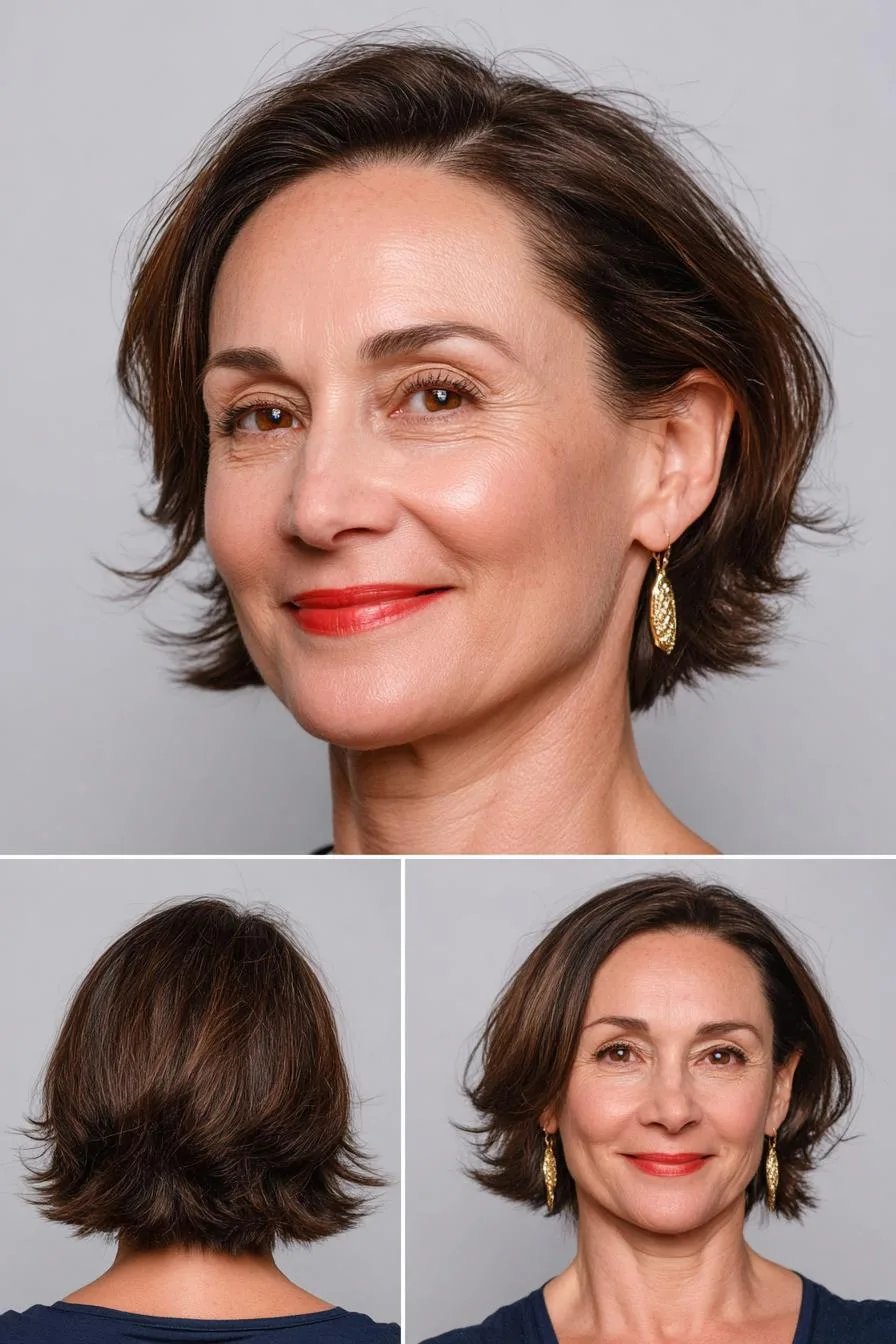 Chic Layered Bob Style