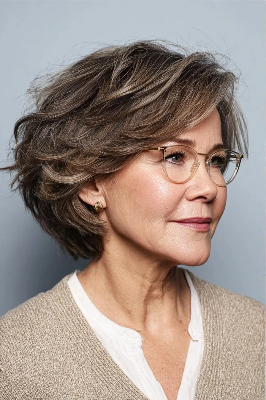 Chic Layered Bob Style