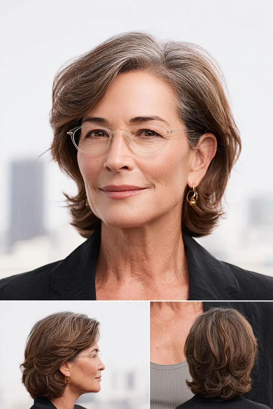 Chic Layered Bob Style