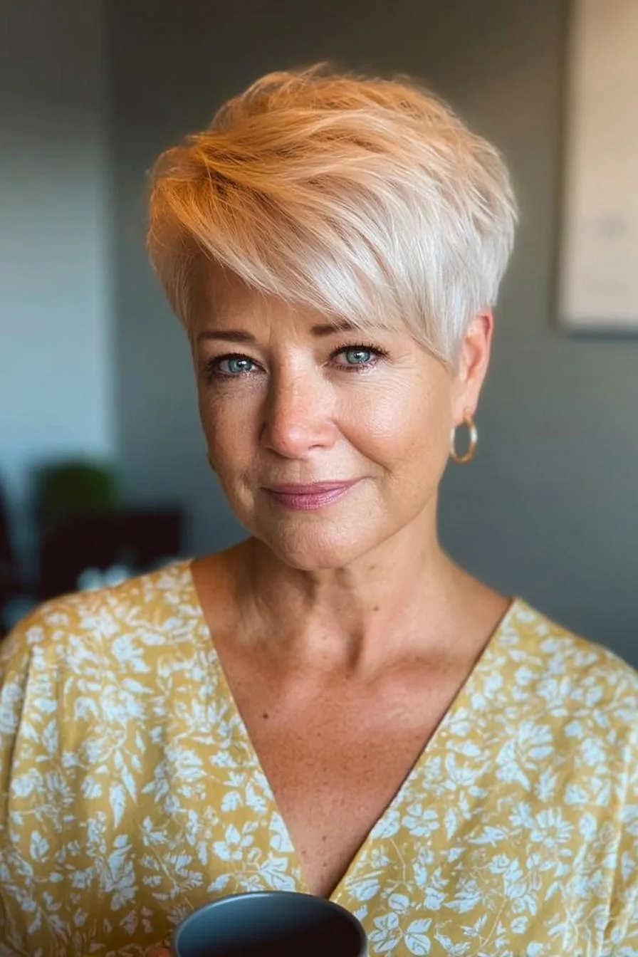 Chic Layered Pixie Style