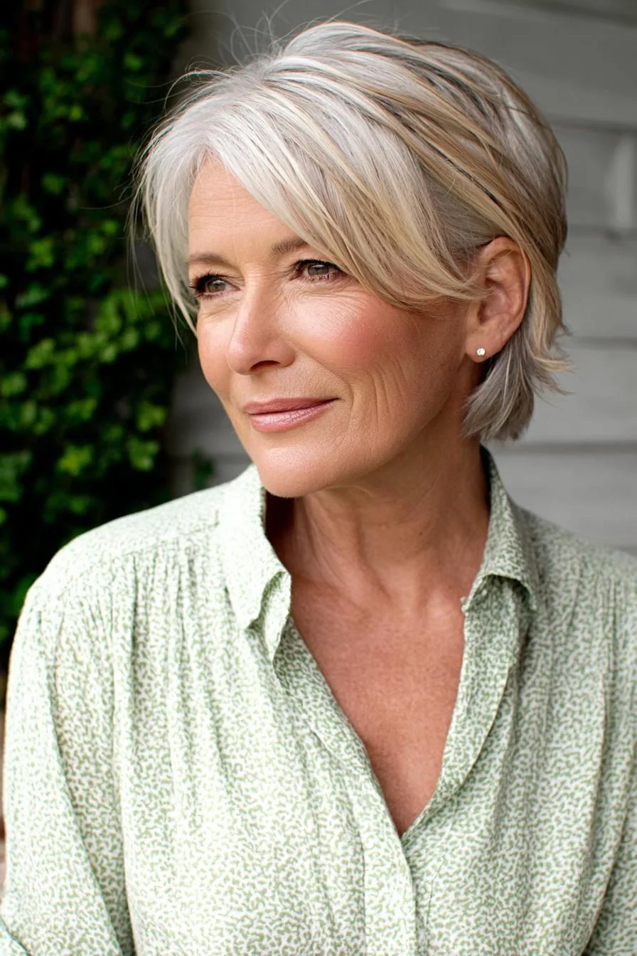 Chic Layered Pixie Vibes