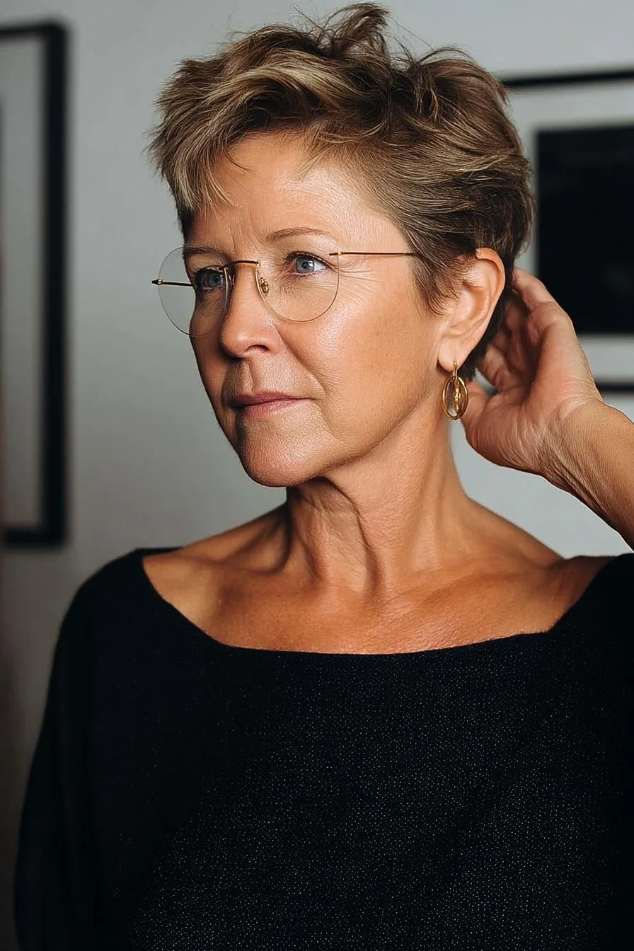 Chic Pixie Cut Vibes