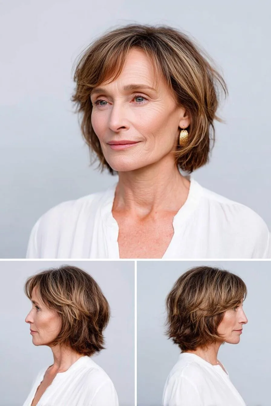 Chic Textured Bob Beauty