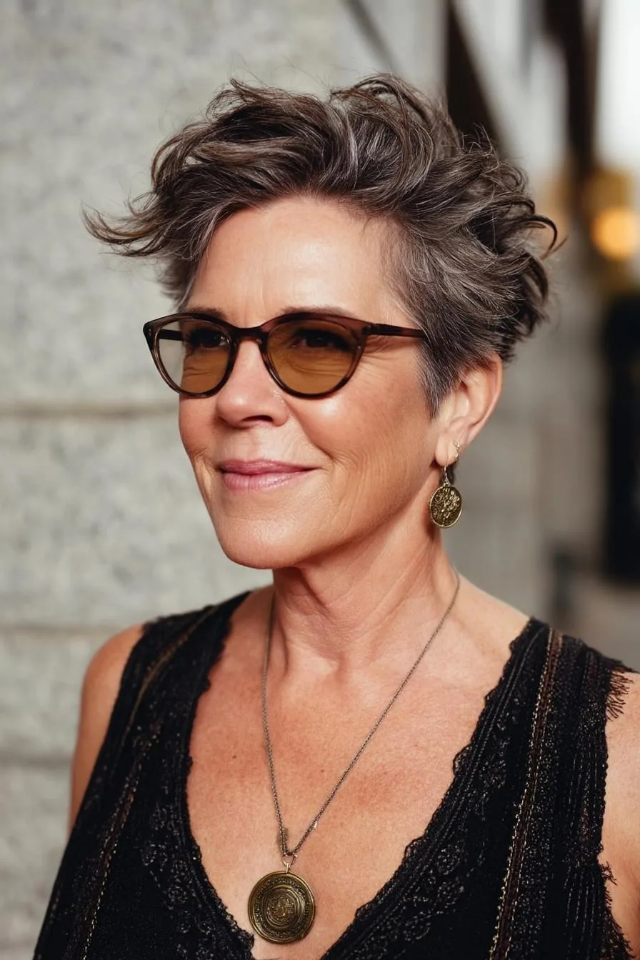 Chic Textured Short Haircut