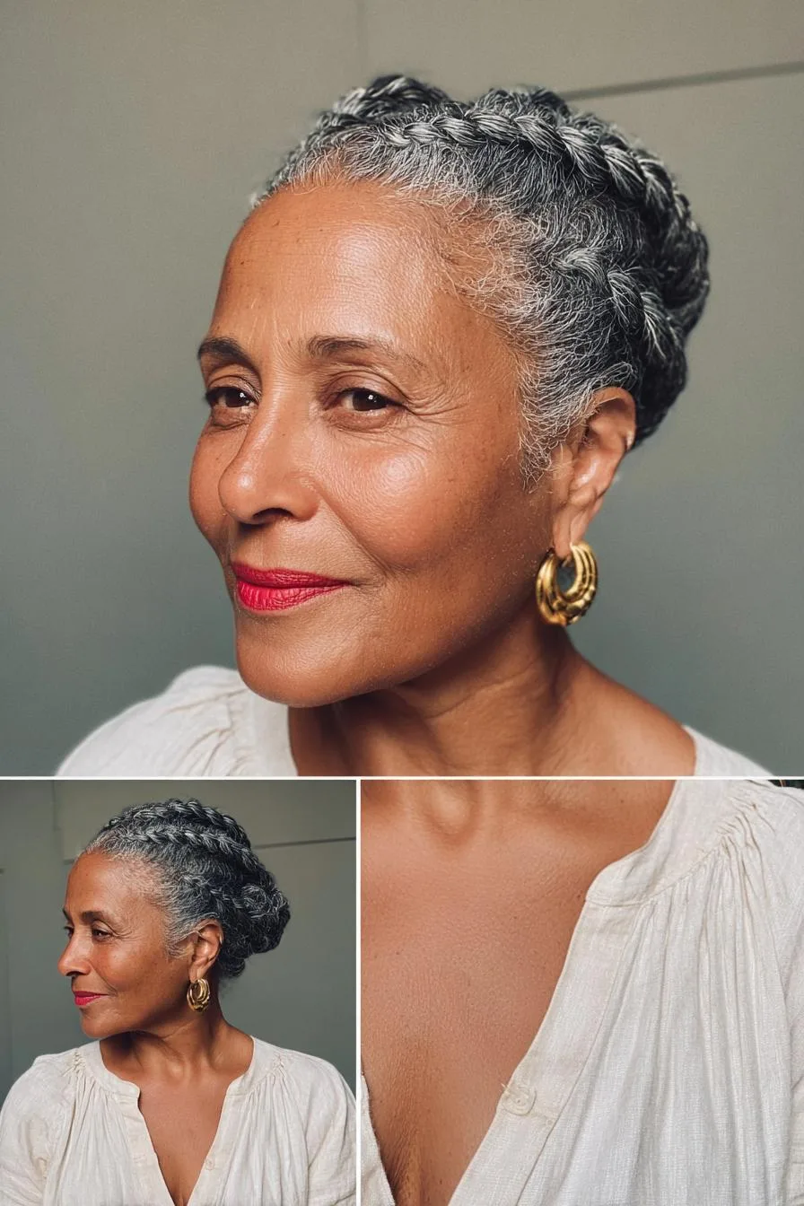 Crowned in Silver Elegance