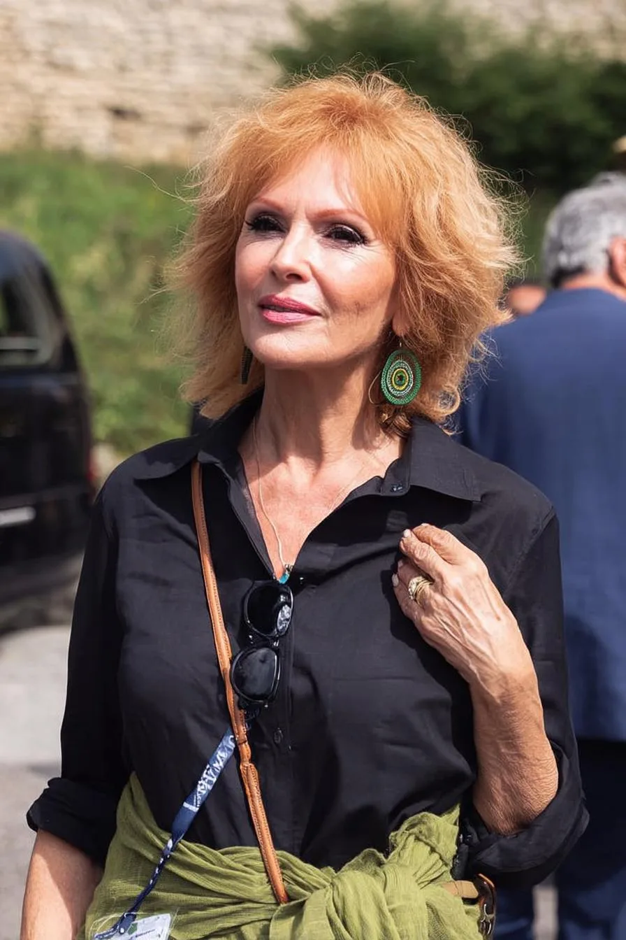 Fluffy Layers Framing Beauty