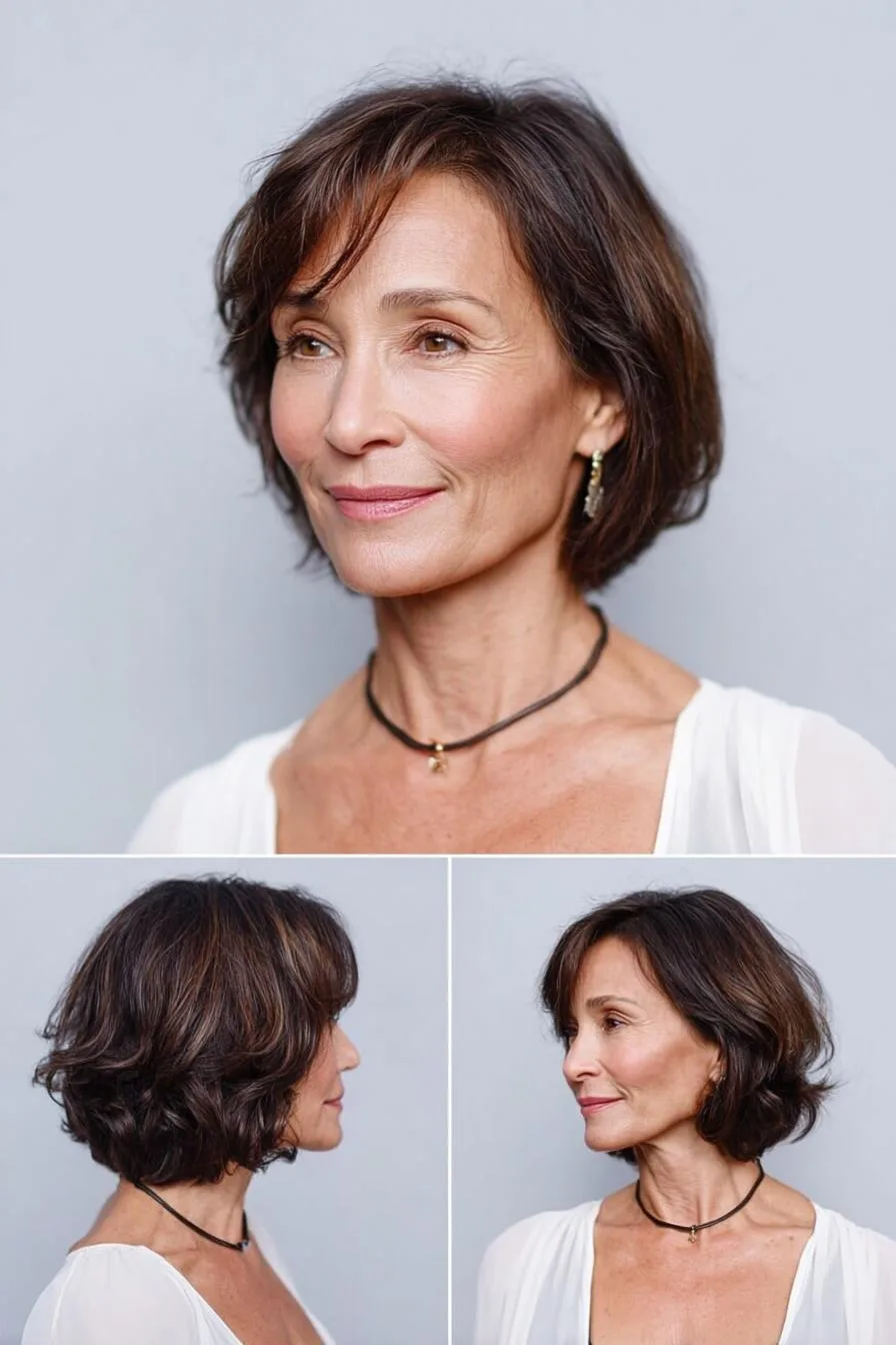 Fresh Layered Bob Look