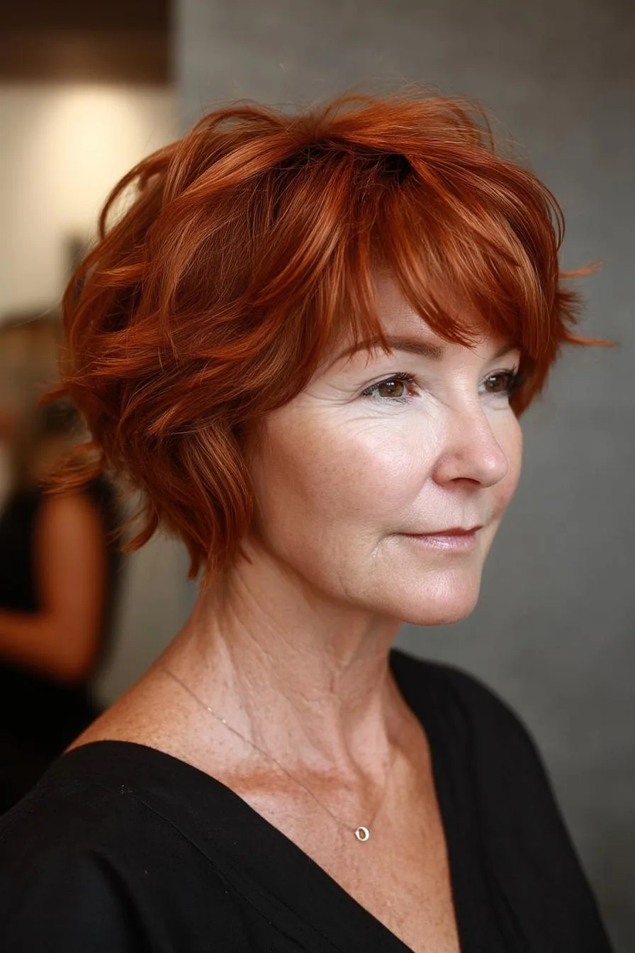 Fresh Wavy Layered Bob