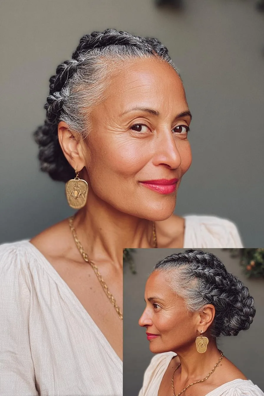 Graceful Braided Natural Beauty