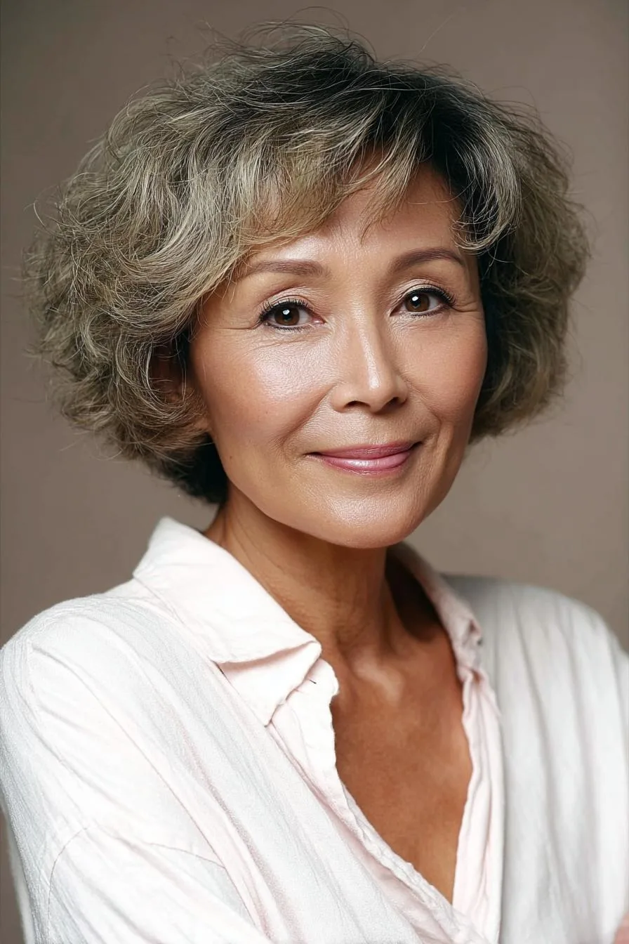 Graceful Curls and Highlights