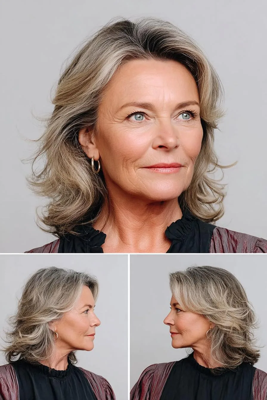 Graceful Layered Gray Waves