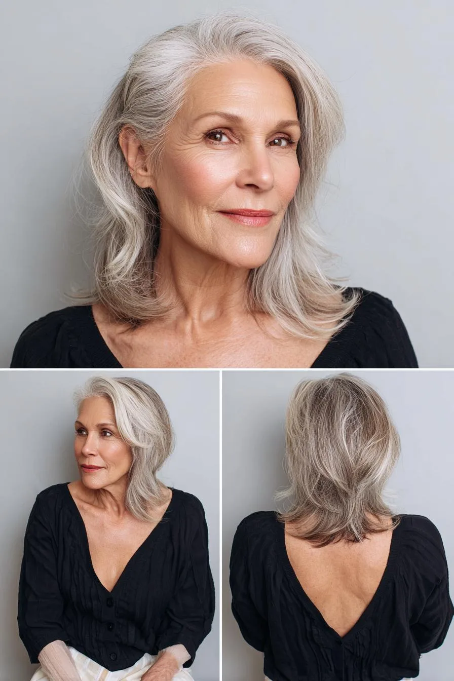 Graceful Layers Framing Beauty