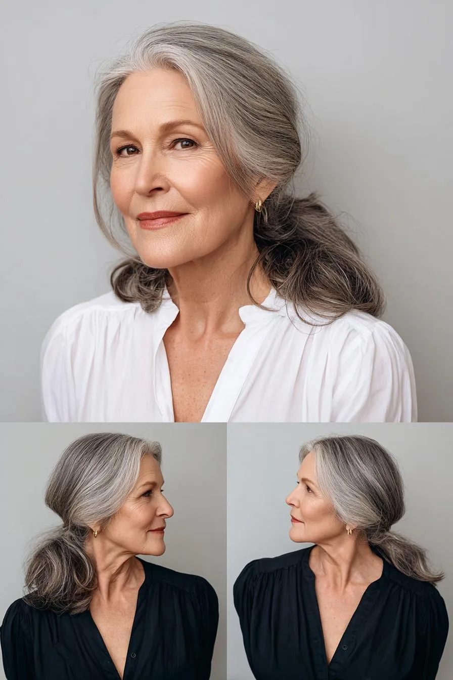 Graceful Silvery Timeless Elegance