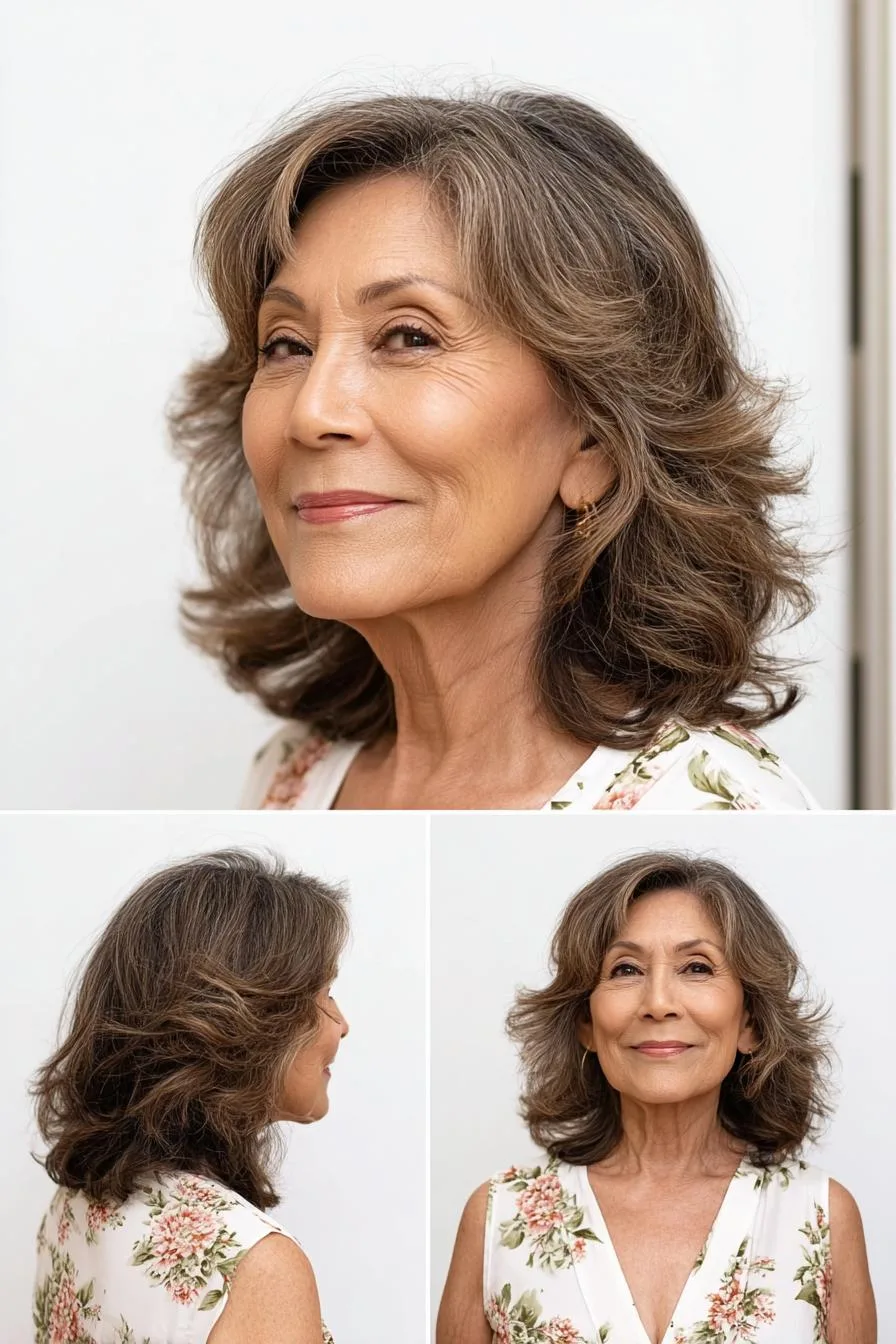 Graceful Waves Framing Beauty