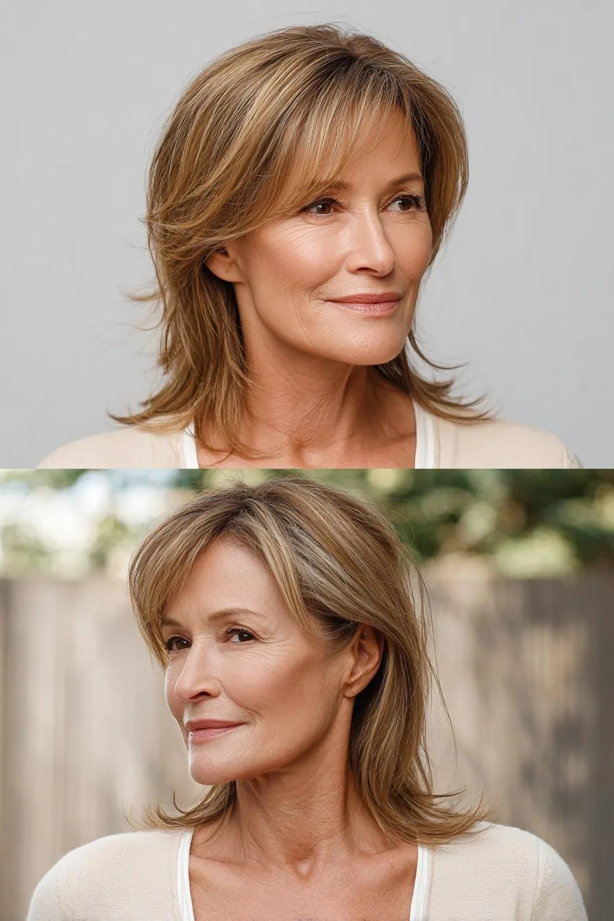 Layered Elegance with Highlights