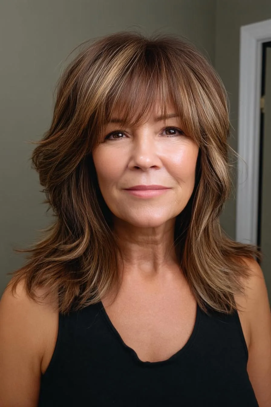 Layered Elegance with Highlights