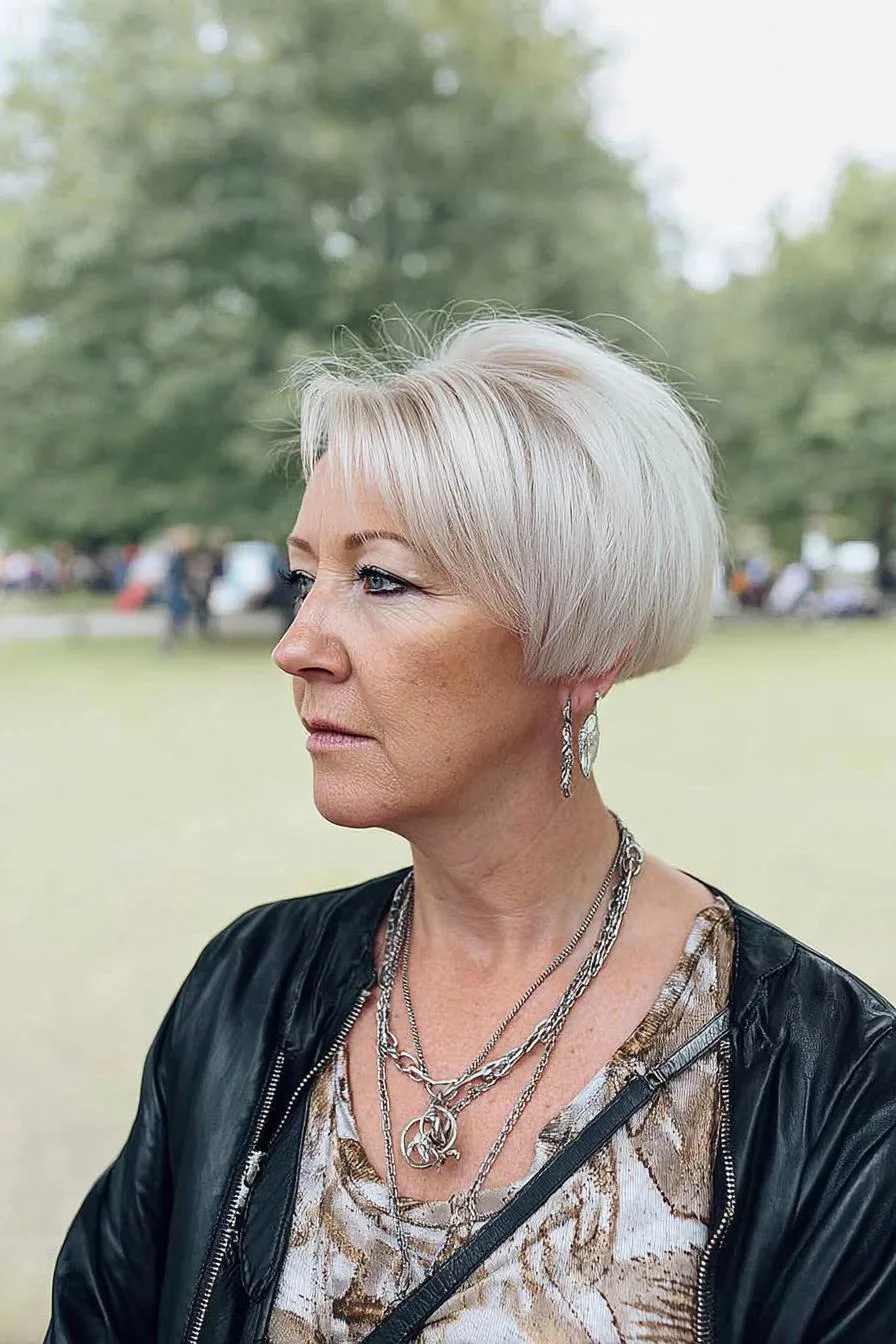 Platinum Blonde Elegance