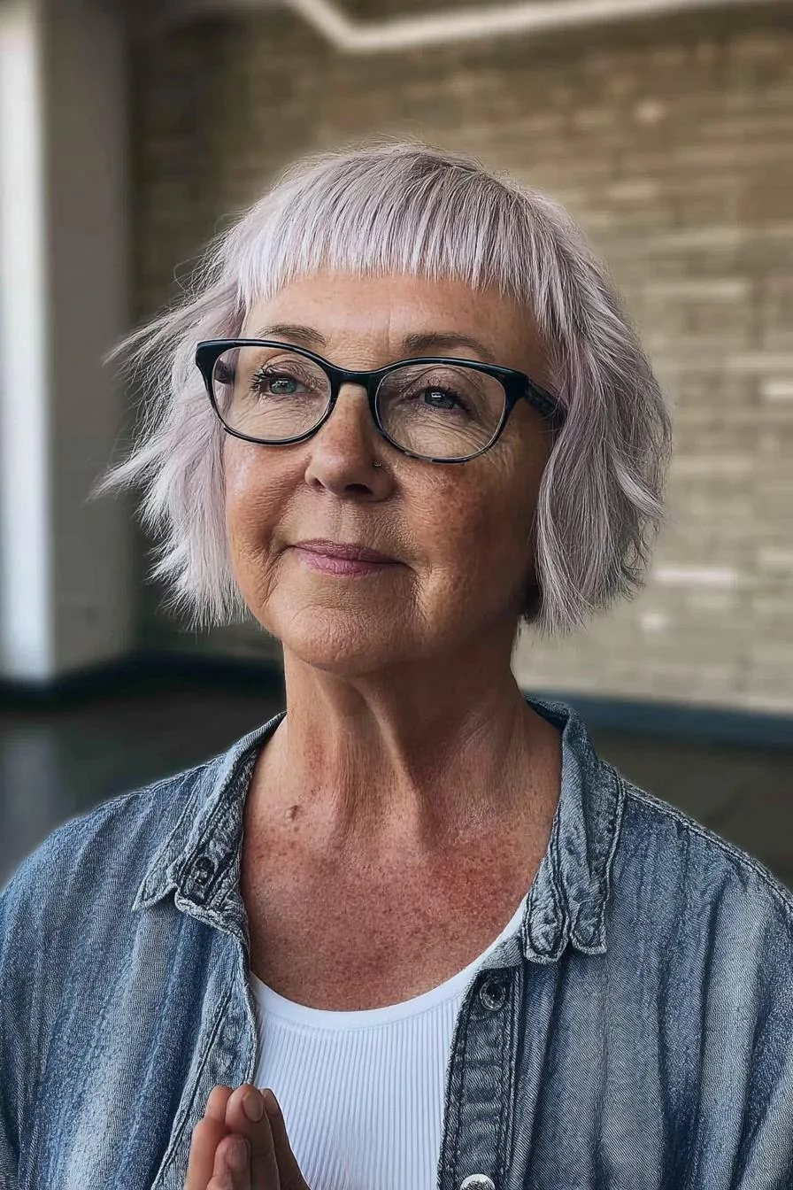 Purple Hues Bold Bob