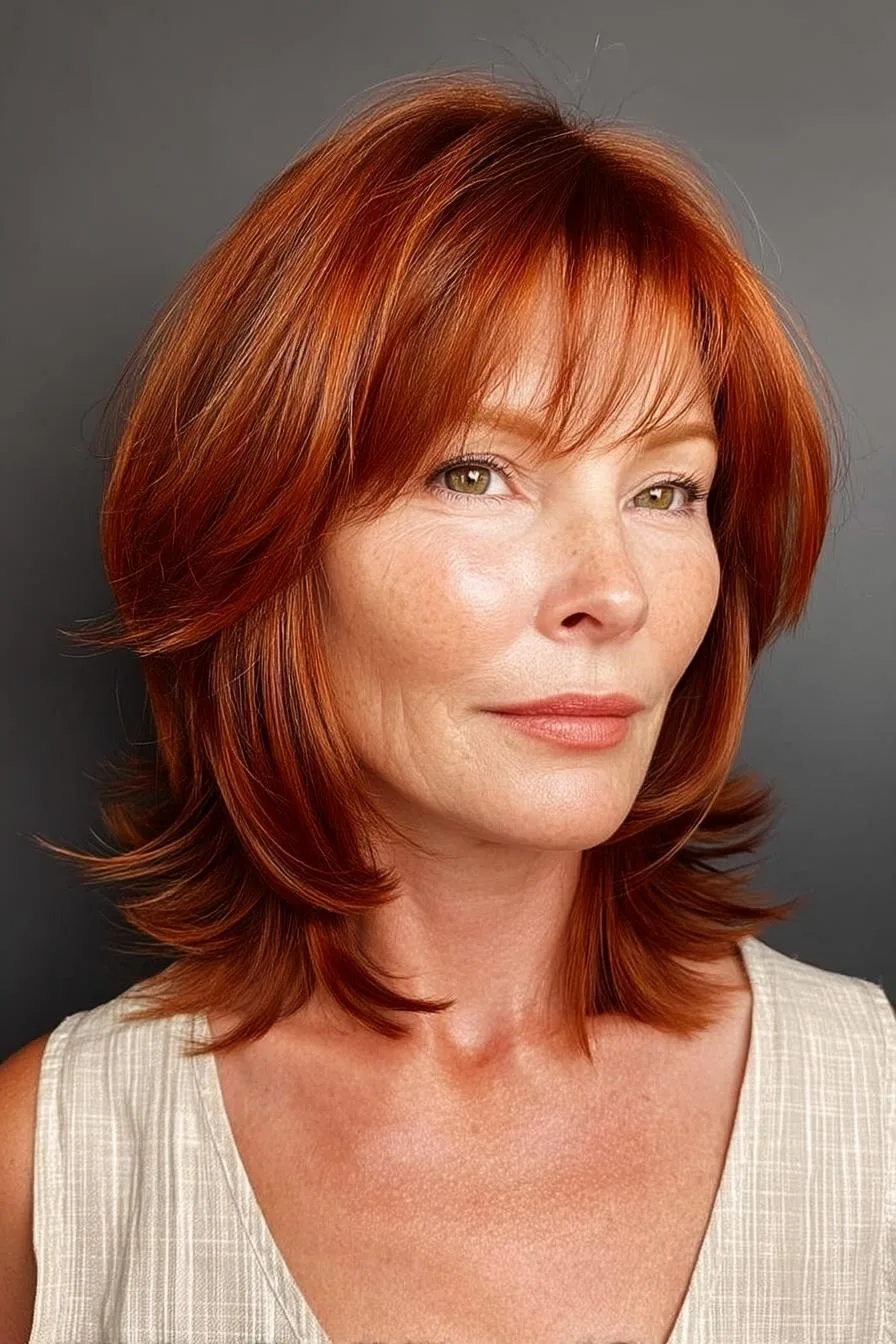 Radiant Copper Layered Locks