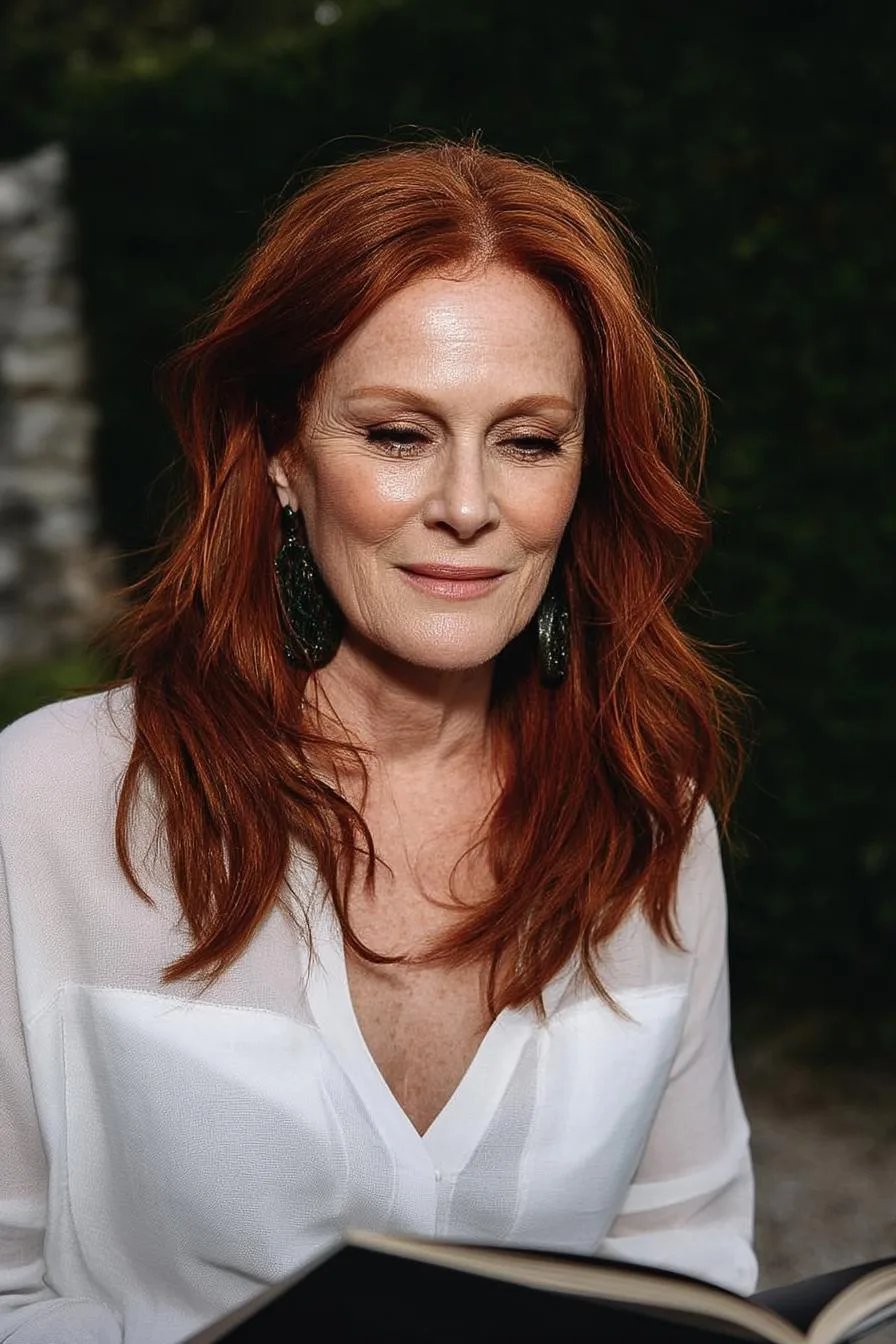 Radiant Waves of Red