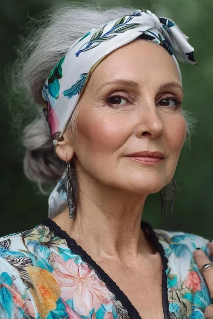 Silver Grace Floral Elegance