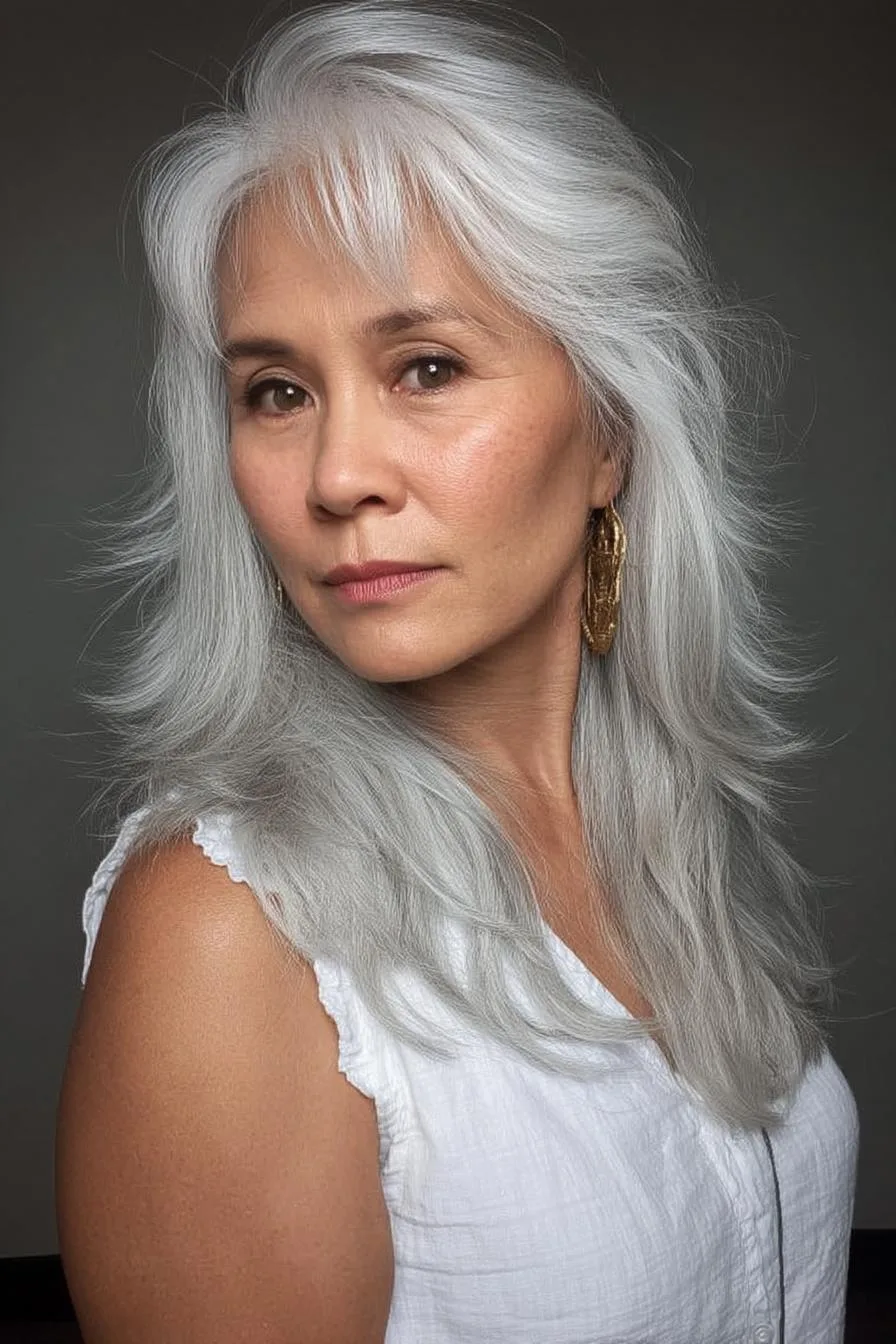 Silver Hair Elegance