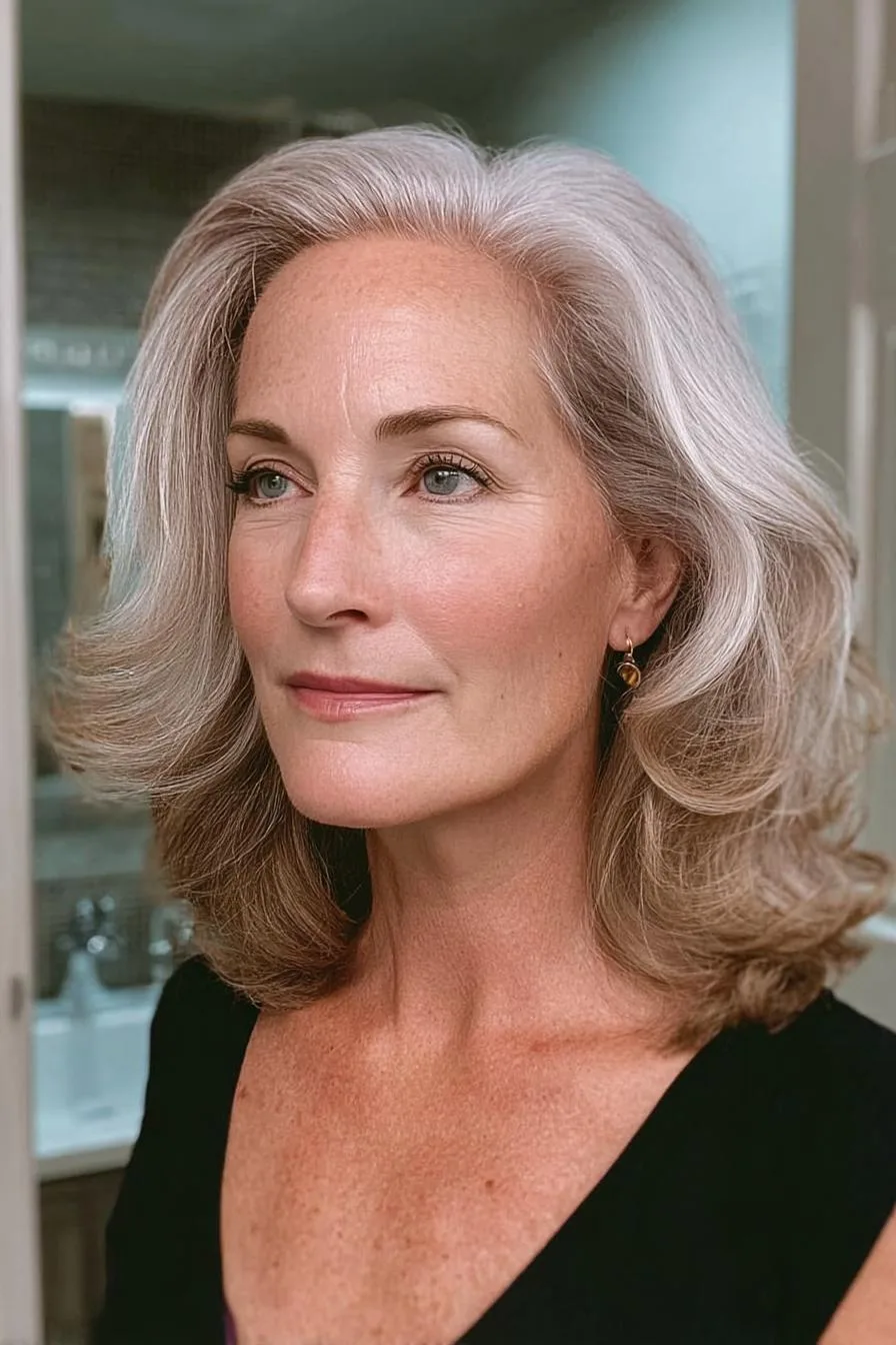 Silvery Waves of Beauty