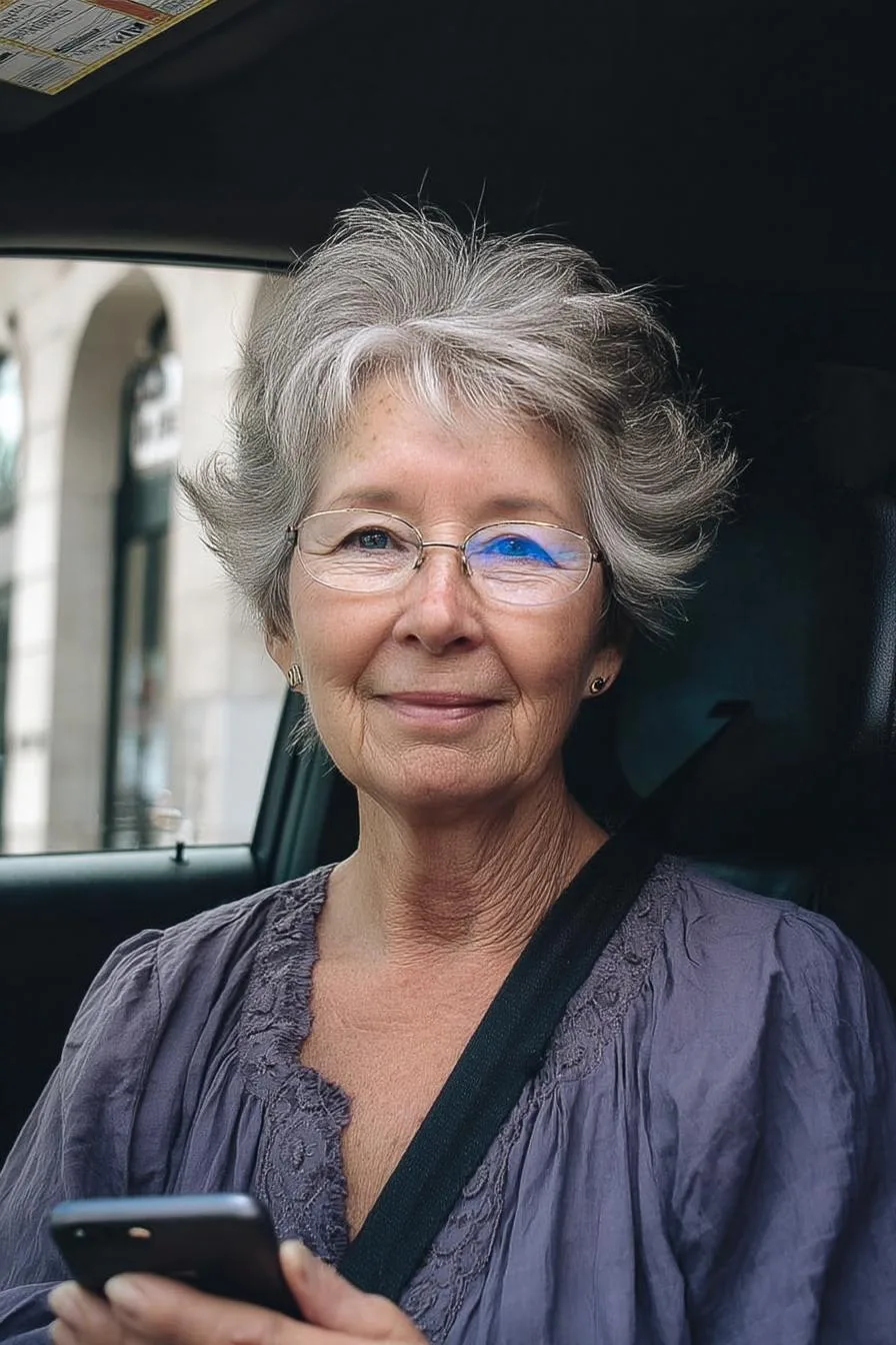 Soft Waves Framing Beauty