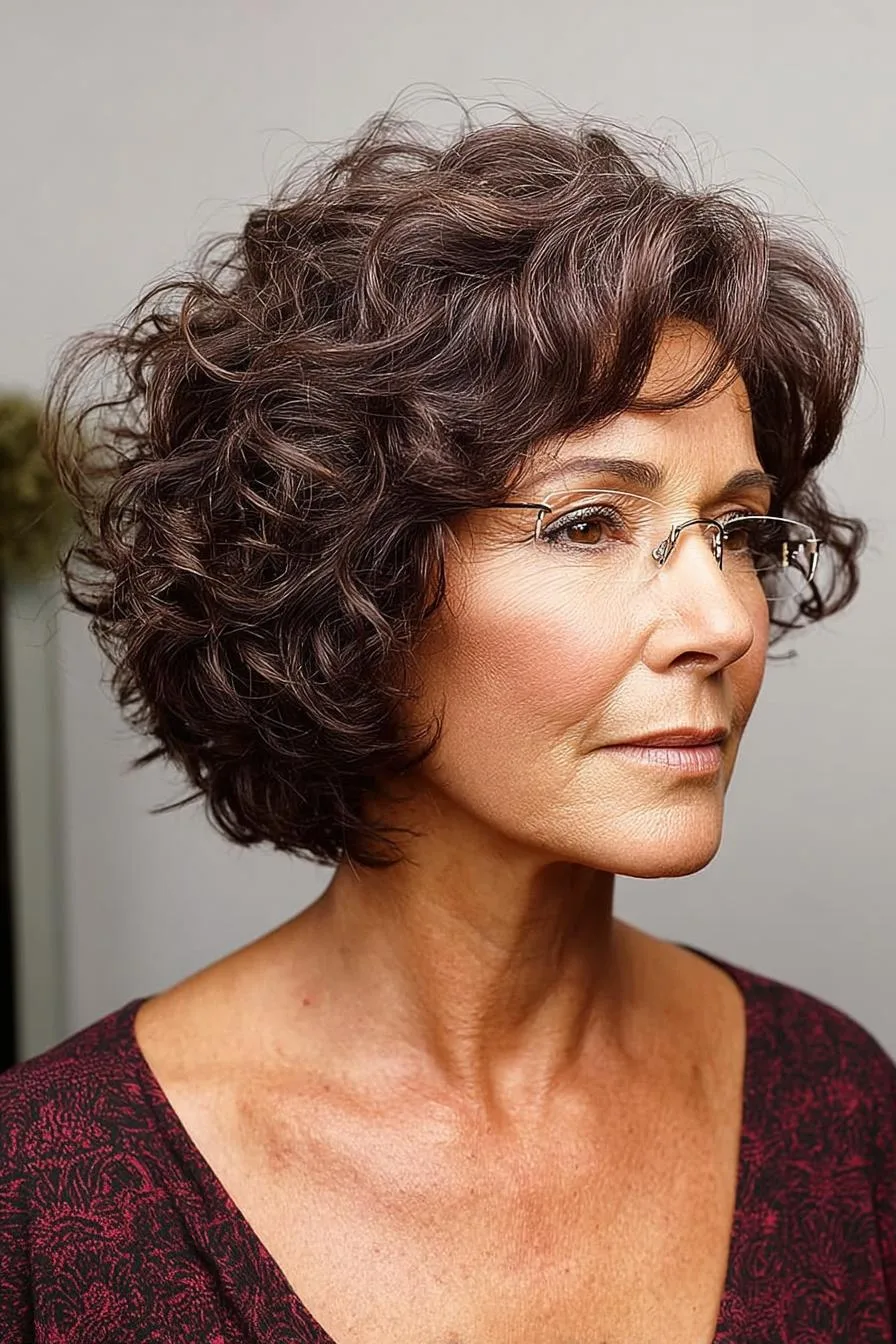 Textured Layers Framing Beauty