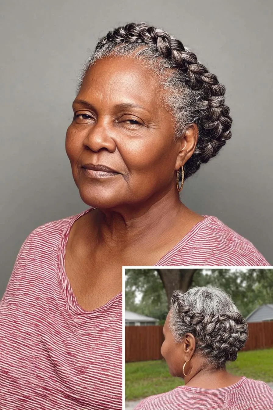 Timeless Braided Updo Elegance