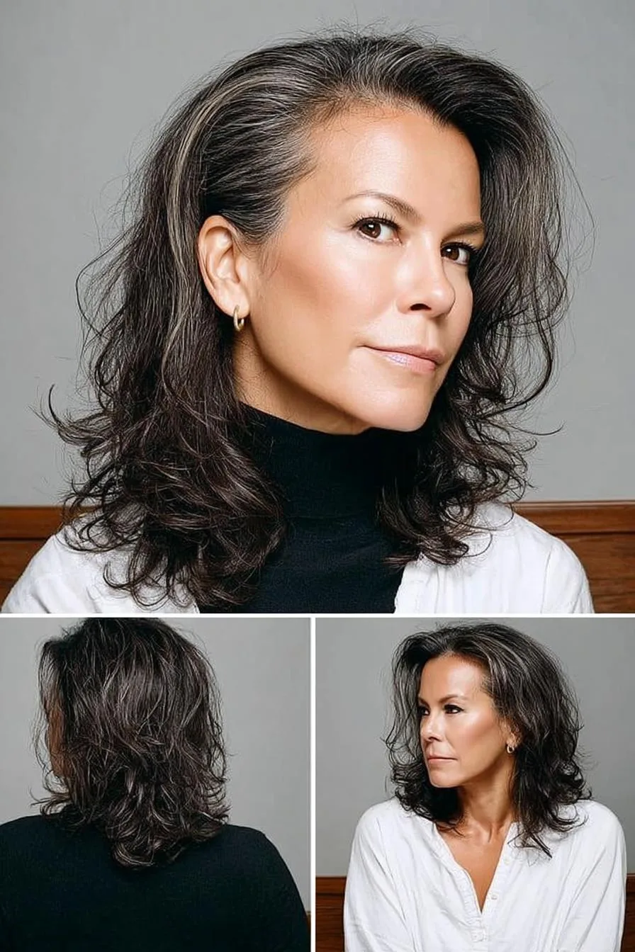 Timeless Wavy Layered Hair